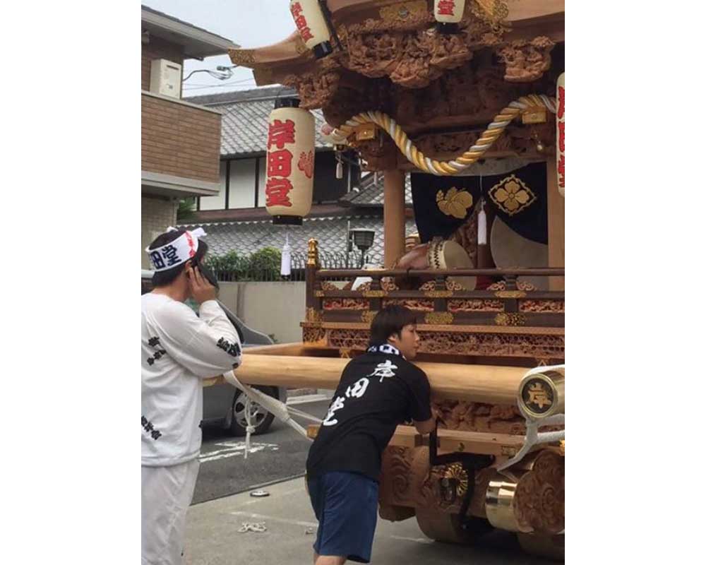 だんじり祭り岸田堂青年会様