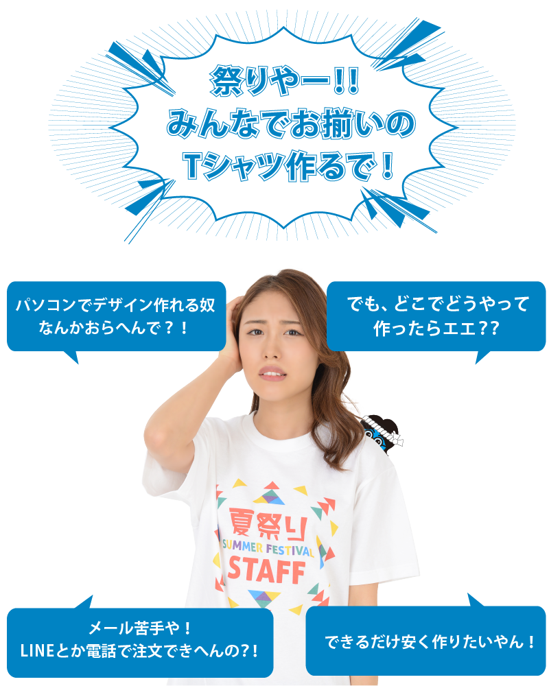 祭りスタッフtシャツの作成方法 Original Tshirt St