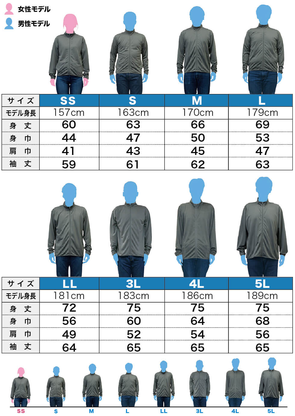 サイズ表